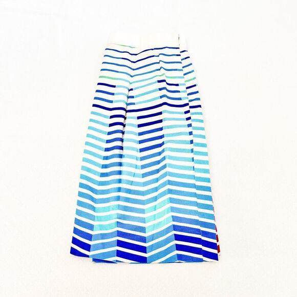 Per Se Striped A Line Patterned Skirt Size 4 - Picture 5 of 5